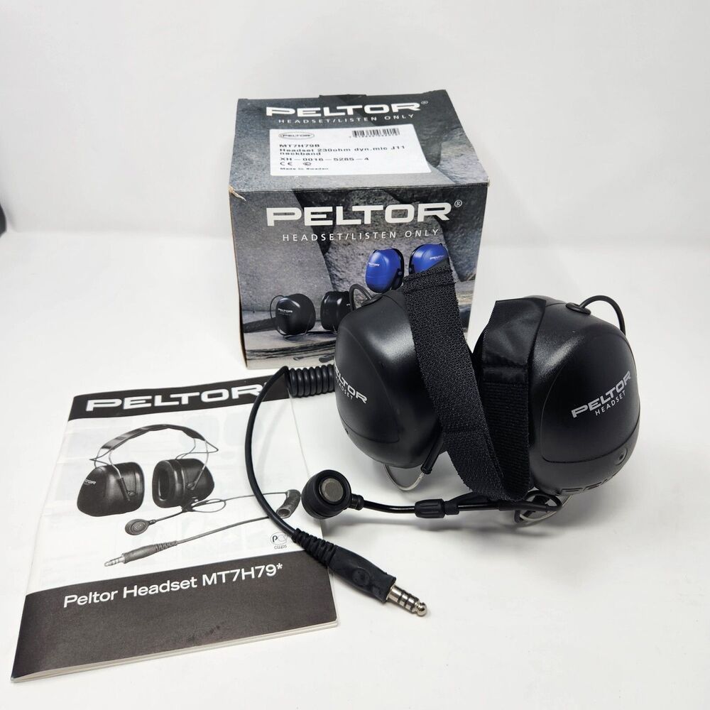 3M PELTOR HT7H79B Listen Only Neckband Headset